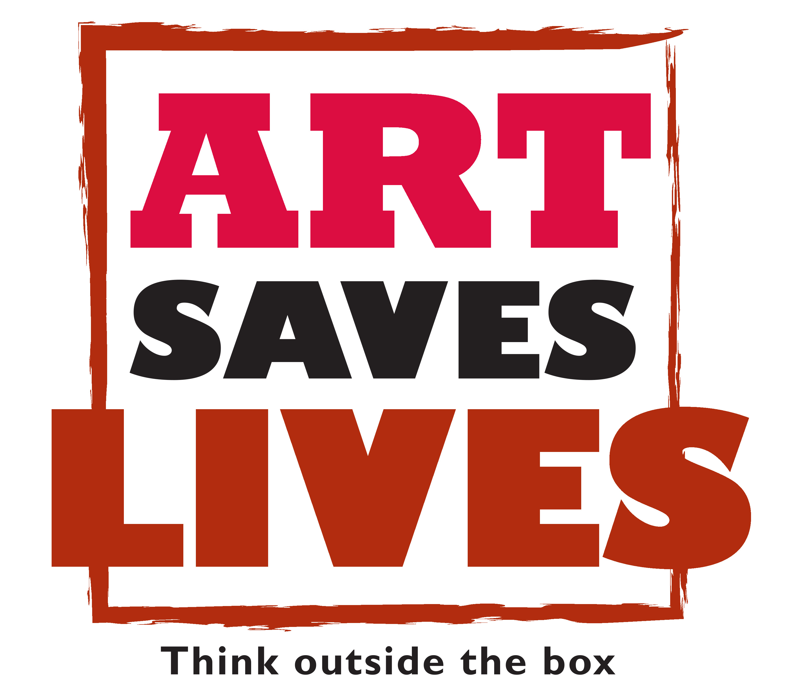 art saves lives - silk screen
